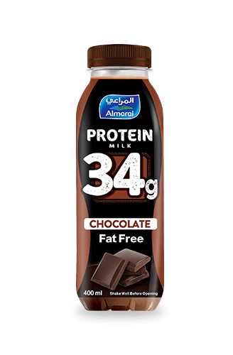 Almarai Protein Milk Chocolate Fat Free 400ml - Shop Your Daily Fresh Products - Free Delivery 