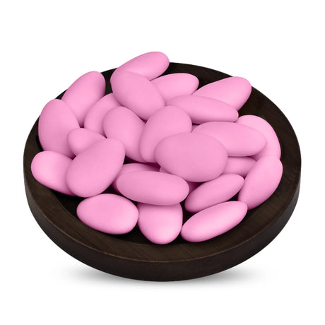 Almond Mlabbas Candy, Pink-250g, Pink sugar-coated almond candy for weddings UAE