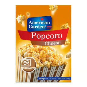 American Garden  Cheese Popcorn Gluten Free 273g - Palmyra Orders