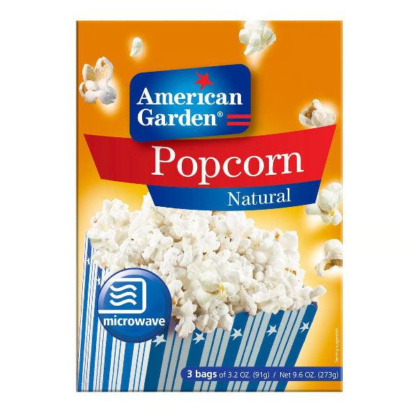 American Garden  Natural Popcorn Gluten Free 273g - Palmyra Orders