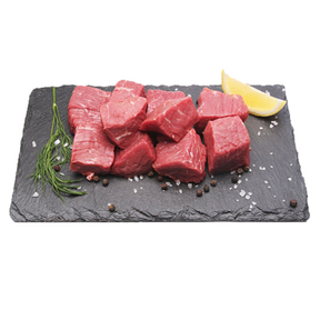 Fresh Australian lamb Fillet Cubes, 500g, halal certified, ready for cooking UAE