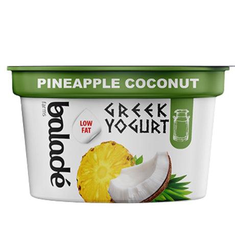 Healthy breakfast yoghurt Dubai , Balade Pineapple Coconut Greek Yoghurt-180g