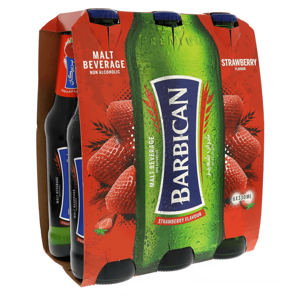 Barbican Strawberry Non Alcoholic Malt Beverage 6x330ml - Shop Your Daily Fresh Products - Free Delivery 