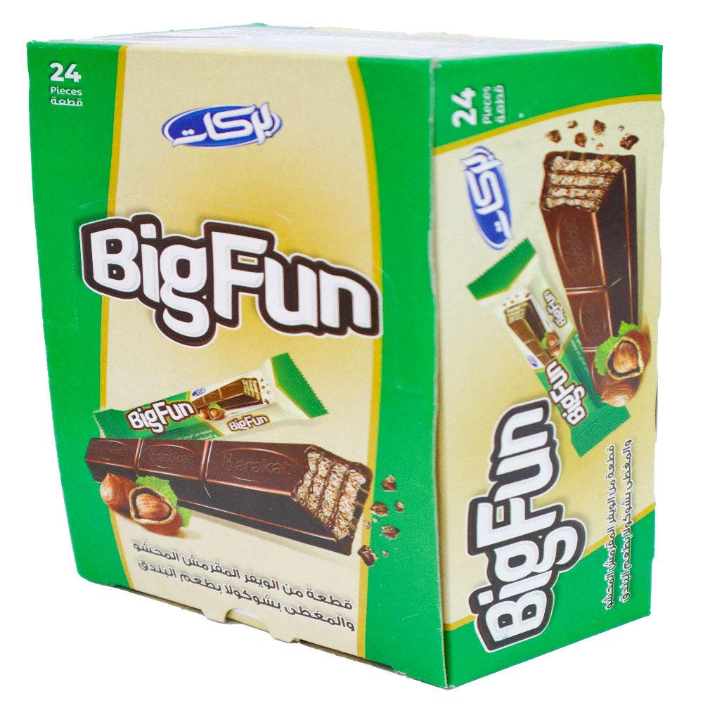 Big Fun crunchy wafer bar Stuffied & coated with Hazelnut chocolate 24x23g - Shop Your Daily Fresh Products - Free Delivery 