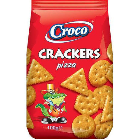 Croco Crackers Pizza Flavour 100g - Shop Your Daily Fresh Products - Free Delivery 