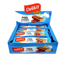Delikit Milk Cream Chocolate Wafer 12 Pieces - Shop Your Daily Fresh Products - Free Delivery 