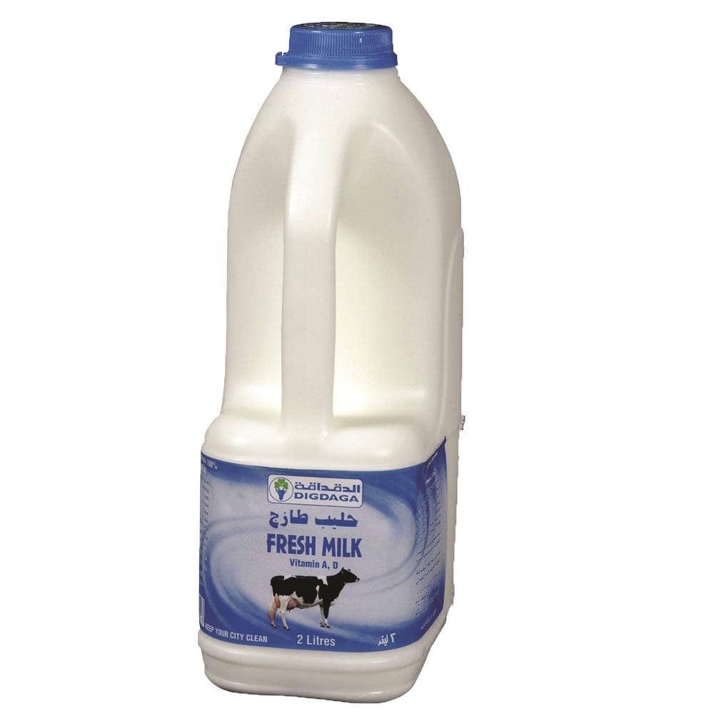 Digdaga Fresh Milk Full Cream 2l - Shop Your Daily Fresh Products - Free Delivery 