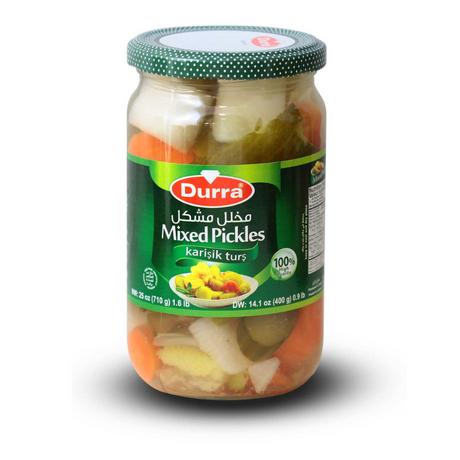 Durra Mixed Pickle, 720g Healthy Mix Vegetables in UAE.
 