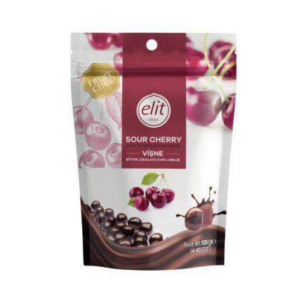 Elit Sour Cherry Chocolate Covered 125g - Shop Your Daily Fresh Products - Free Delivery 