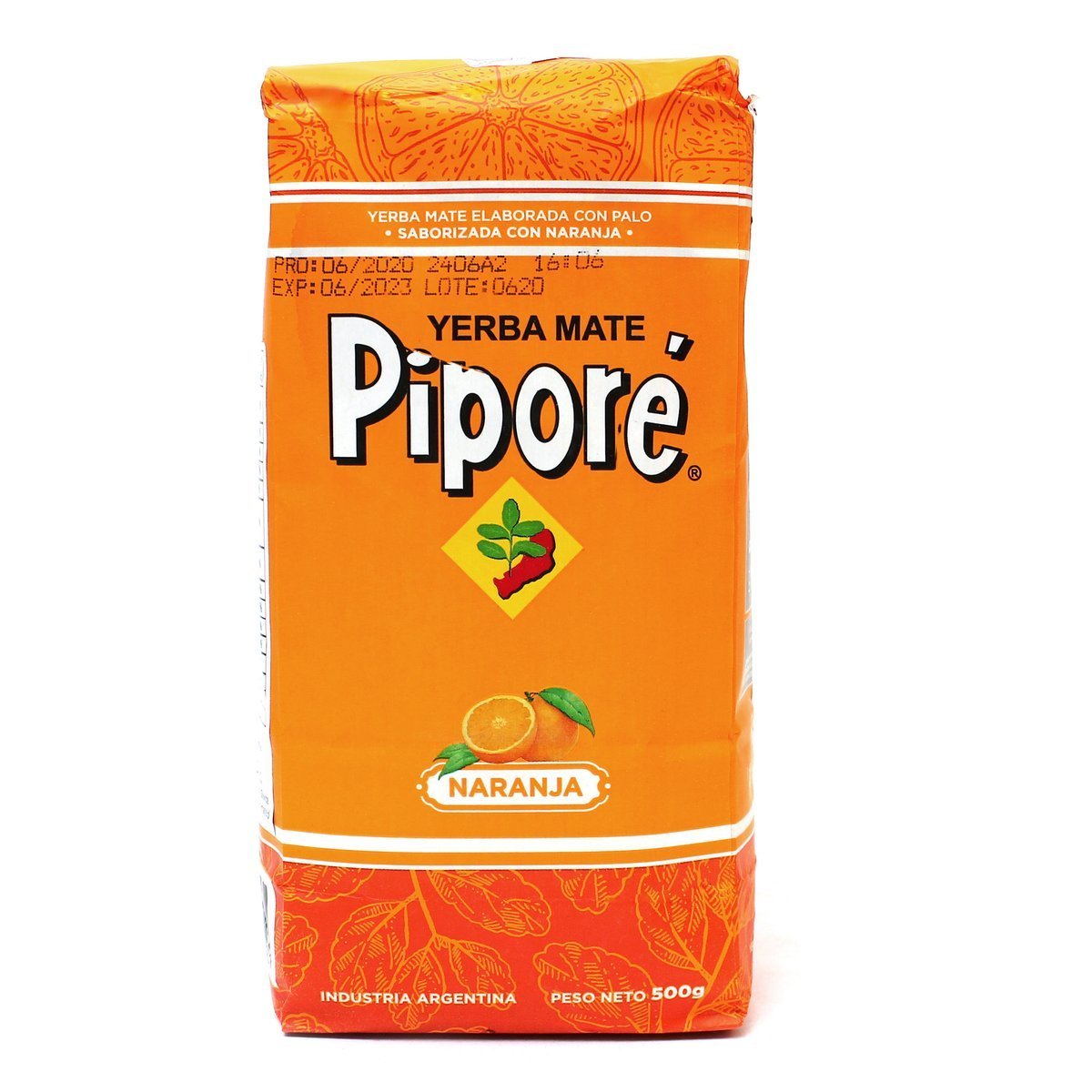 Pipore Yerba Mate Naranja 500g