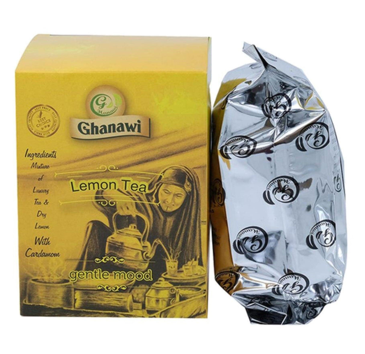 Ghanawi lemon Tea With Cardamom 200g - Shop Your Daily Fresh Products - Free Delivery 