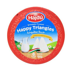Hajdu Spreadable Processed Cheese 8 PCS 100g - Palmyra Orders