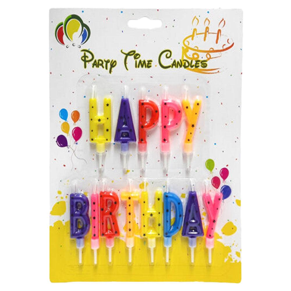 Happy Birthday Candles Cake Topper Rainbow - Shop Your Daily Fresh Products - Free Delivery 