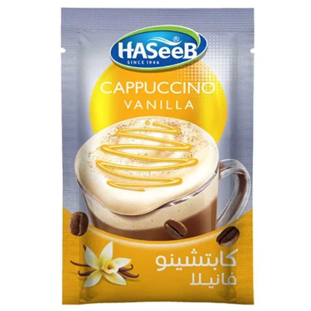 Haseeb Cappuccino Vanilla 17g - Shop Your Daily Fresh Products - Free Delivery 