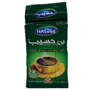 Haseeb Turkish Coffee Green Without Cardamom 200g - Palmyra Orders