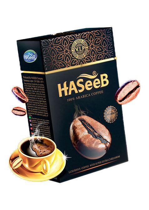 Haseeb VIP Gold Arabica Coffee Luxurious Coffee With Super Extra Cardamom 500g - Shop Your Daily Fresh Products - Free Delivery 