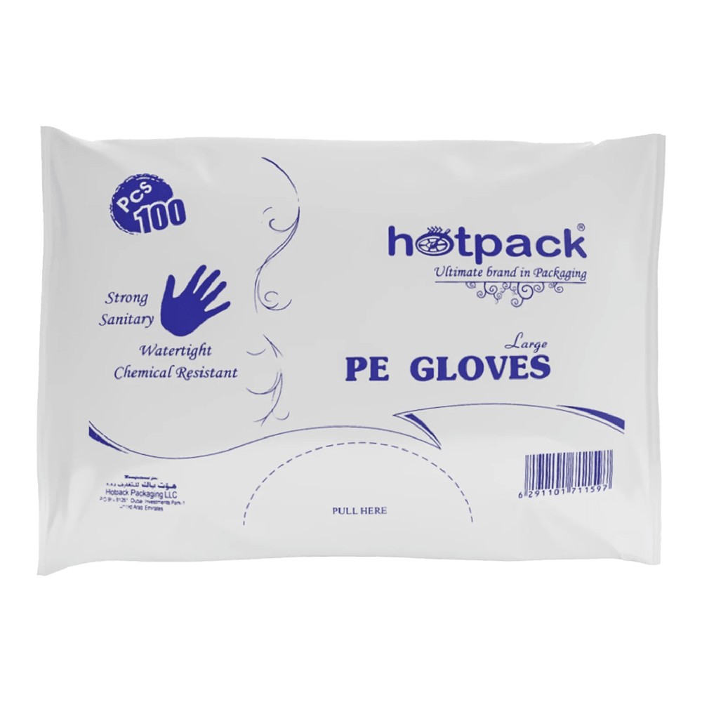 Hotpack Disposable Gloves 100 Pieces - Shop Your Daily Fresh Products - Free Delivery 