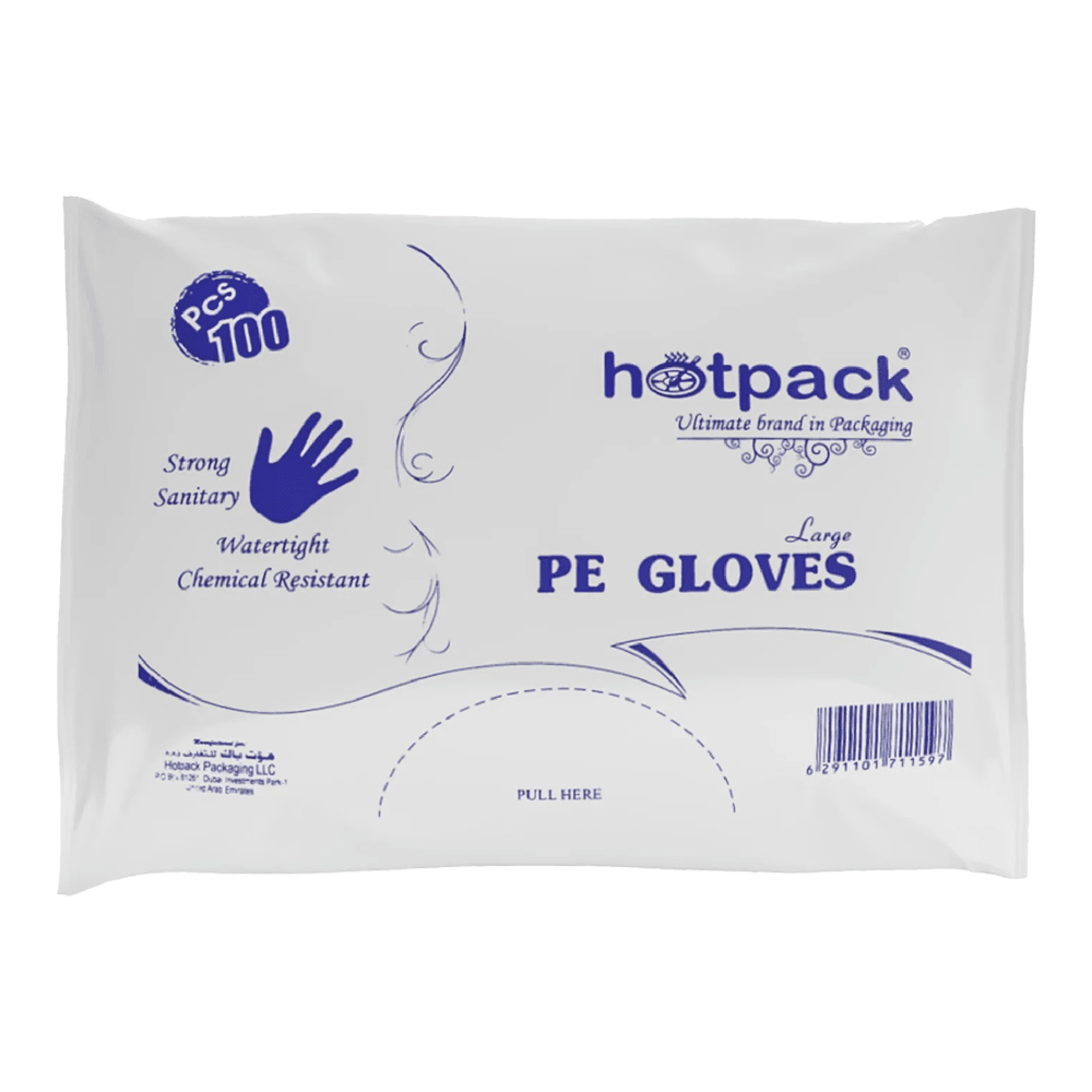 Hotpack Disposable Gloves 100 Pieces - Palmyra Orders