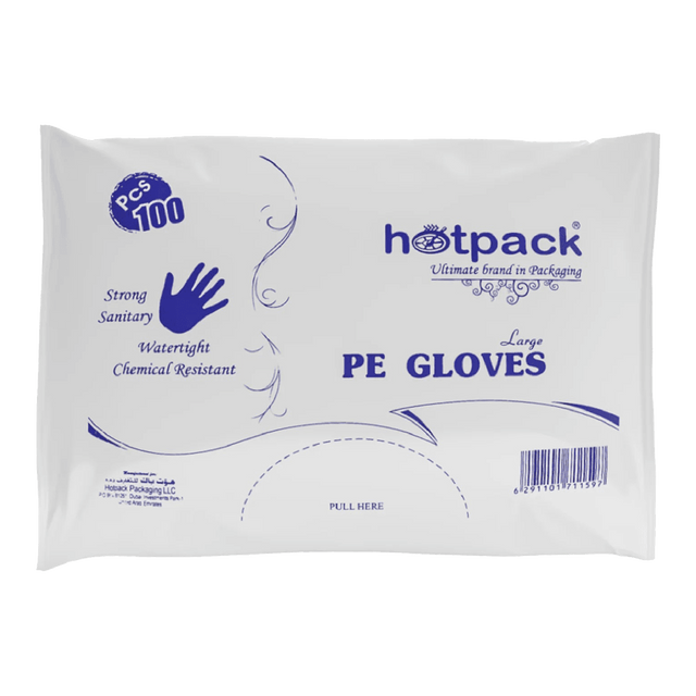 Hotpack Disposable Gloves 100 Pieces - Palmyra Orders