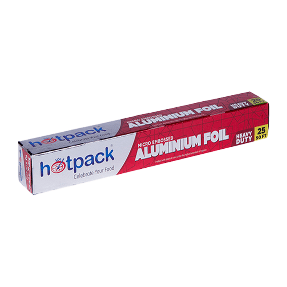 Hotpack Embossed Aluminium Foil, 25 sq.ft. - Shop Your Daily Fresh Products - Free Delivery 