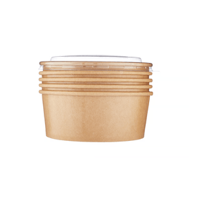 Hotpack Kraft Paper Salad Bowl Capacity 26oz 5pcs - Palmyra Orders
