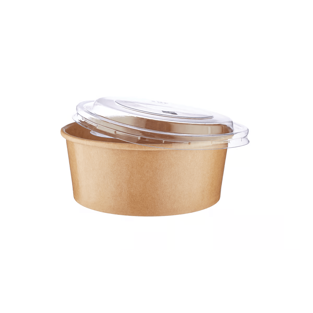 Hotpack Kraft Paper Salad Bowl Capacity 26oz 5pcs - Shop Your Daily Fresh Products - Free Delivery 