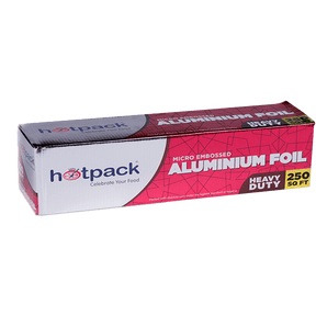 Hotpack Micro Embossed Aluminium Foil, 250 sq.ft. - Palmyra Orders