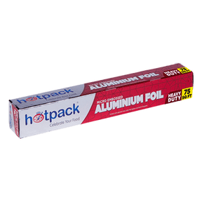 Hotpack Micro Embossed Aluminium Foil, 75 sq.ft. - Palmyra Orders