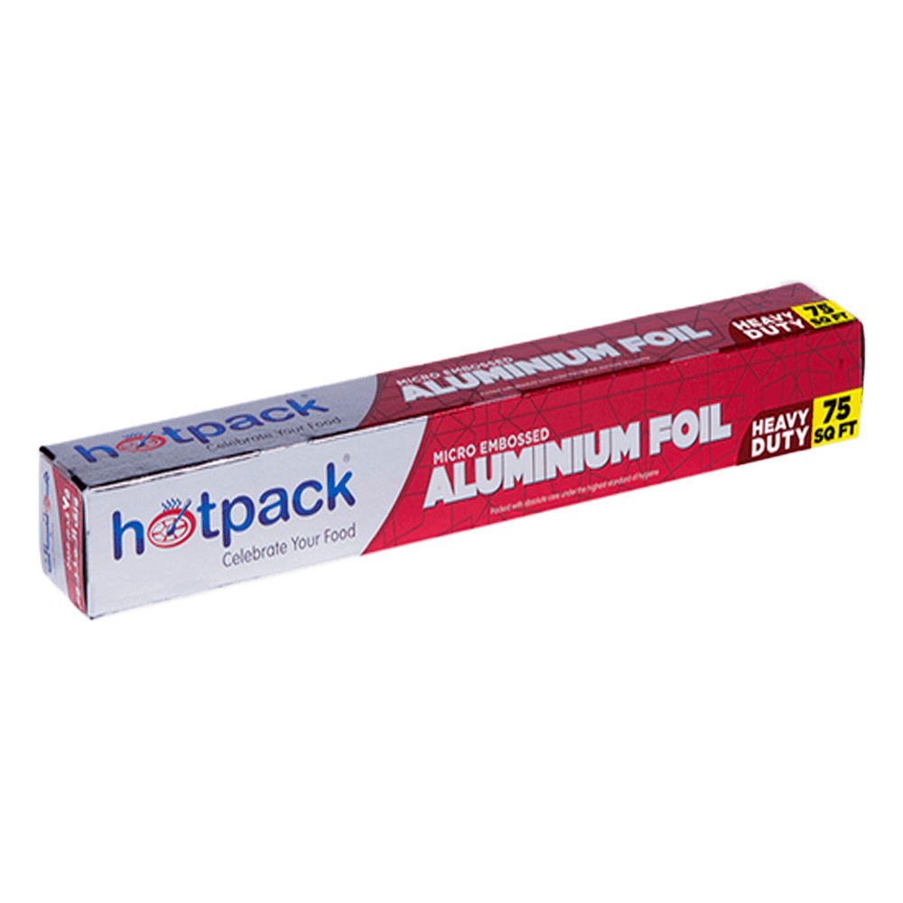 Hotpack Micro Embossed Aluminium Foil, 75 sq.ft. - Shop Your Daily Fresh Products - Free Delivery 