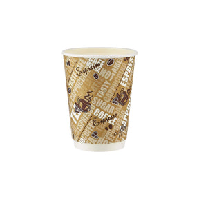 Hotpack Paper Ripple Wrap Corrugated Cup 12oz Pack Of 25 Pieces - Palmyra Orders