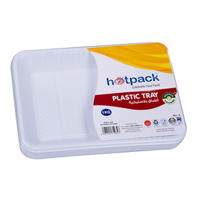 Hotpack Plastic Rectangular Tray Set No.5 10pcs - Palmyra Orders