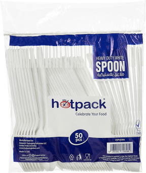 Hotpack Plastic Spoon 50pcs - Palmyra Orders