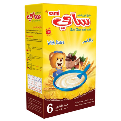 Infant Baby Cereals with Milk, Rice & Dates, 6 Months+ 200g