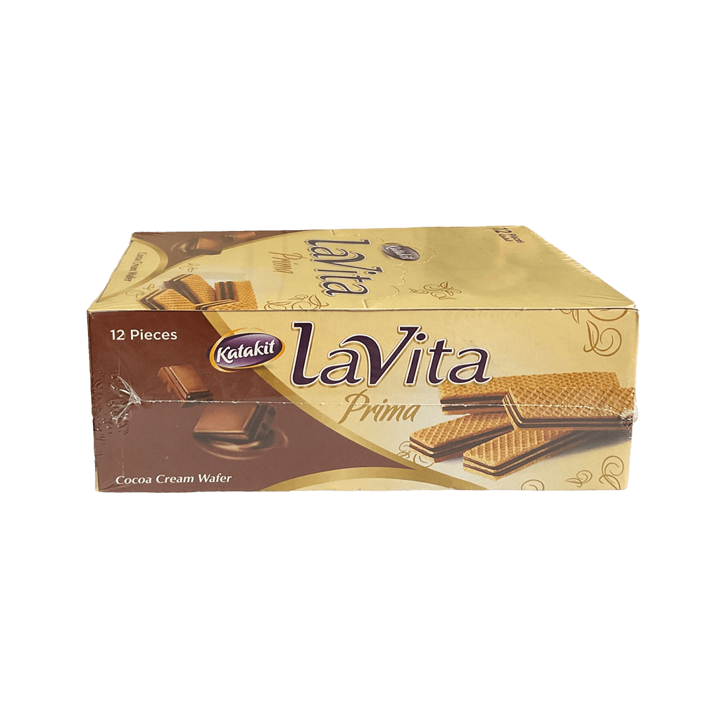Katakit Lavita Prima Cocoa Cream Wafer 12 Pieces - Shop Your Daily Fresh Products - Free Delivery 