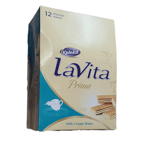 Katakit Lavita Prima Milk Cream Wafer 12 Pieces - Palmyra Orders