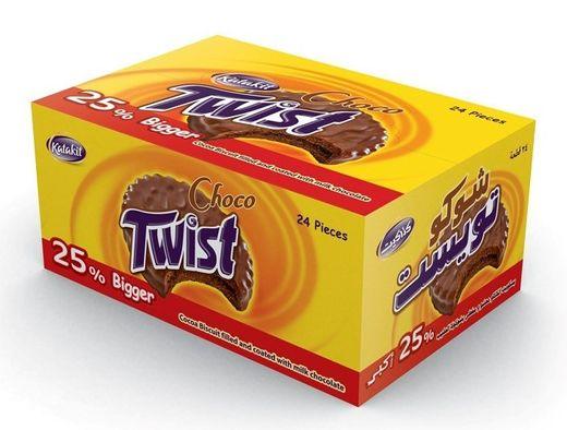 Katakit Twist Cocoa Coated Cream Biscuits 24 Pieces - Shop Your Daily Fresh Products - Free Delivery 