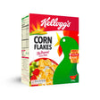 Box of Kellogg's Corn Flakes Original Flavored – 375g cereal on a white background