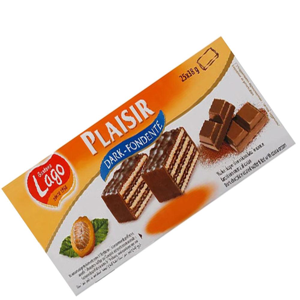 Lago Gastone Plaisir Dark Fondente Wafer 25x38g - Shop Your Daily Fresh Products - Free Delivery 