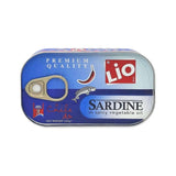 Lio Sardine with Spicy Vegetable Oil - 125g, premium sardines infused with a kick of heat and aromatic spices