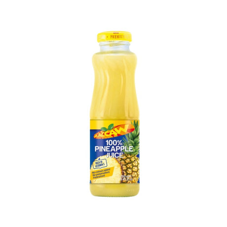 Maccaw Pinnapple Drink, 250ml bottle, ready for refreshing consumption in UAE.