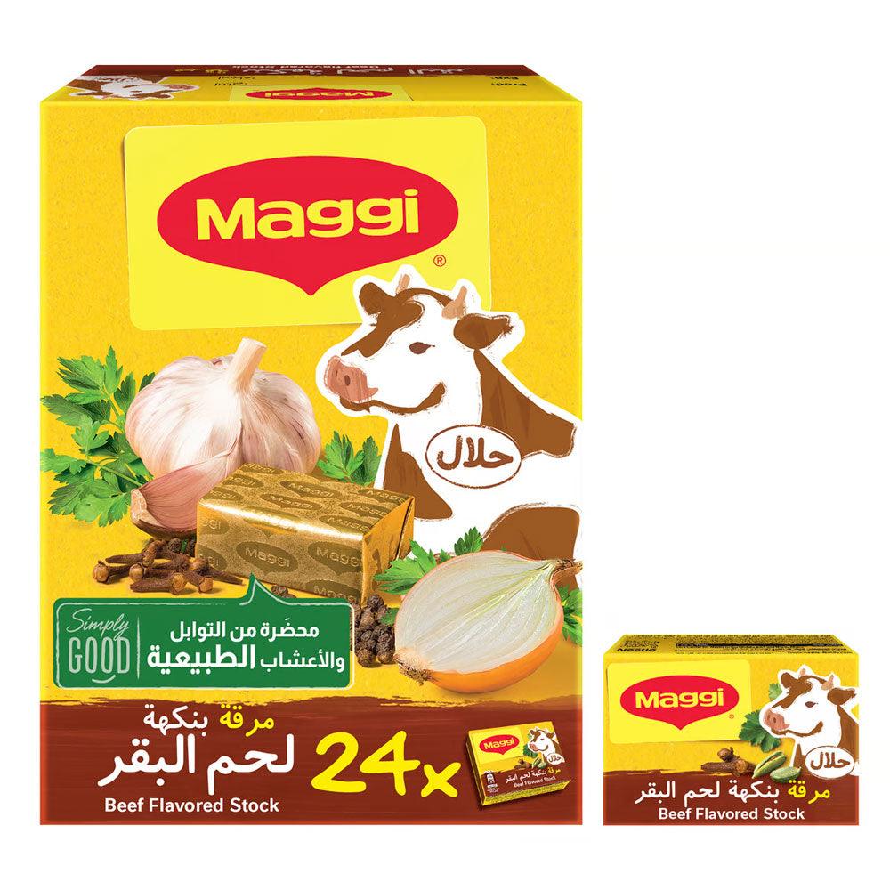 Maggi Beef Flavored Stock 24x18g - Shop Your Daily Fresh Products - Free Delivery 