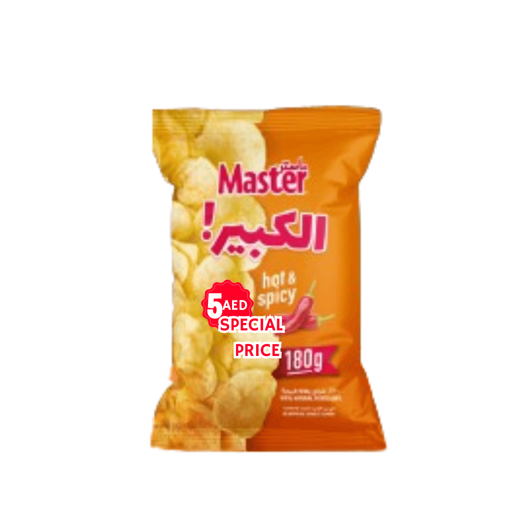 Master Hot & Chili Chips 180g - Shop Your Daily Fresh Products - Free Delivery 