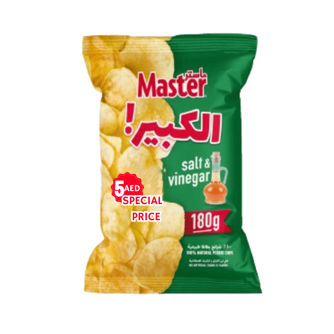 Master Salt & Vinegar Chips 180g - Shop Your Daily Fresh Products - Free Delivery 