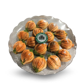 Midye Baklava With Pistachios-500g, Turkish Sweet UAE