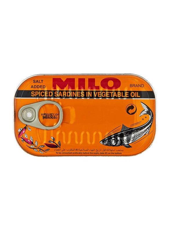 Milo Sardines In Vegetable Oil 125g - Shop Your Daily Fresh Products - Free Delivery 