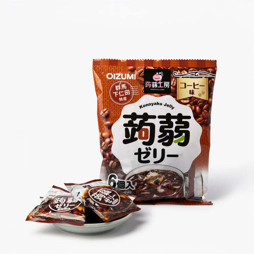 OIZUMI Konjac (Konnyaku) Jelly with Coffee Flavor 106g – Chewy & Energizing - Palmyra Orders