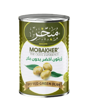 Mobakher Seedless Green Olives 2.5kg - Palmyra Orders