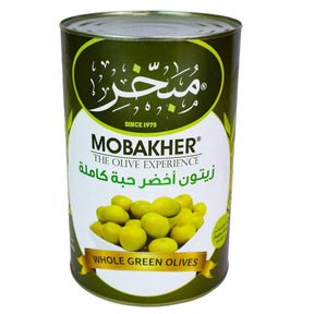 Mobakher Whole Green Olives 2.5kg - Palmyra Orders