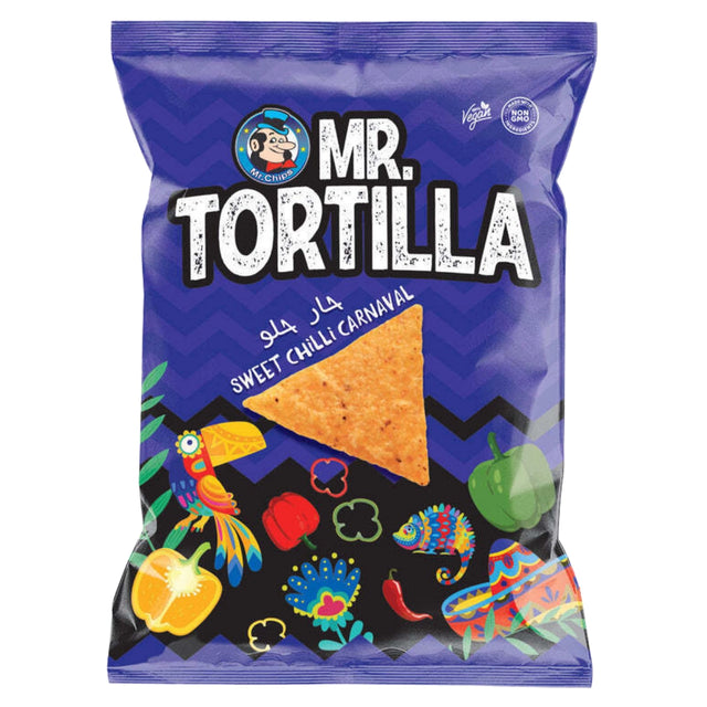 Mr.Chips Tortilla Corn Chips Sweet Chilli Carnaval-150g, Palmyra Orders UAE