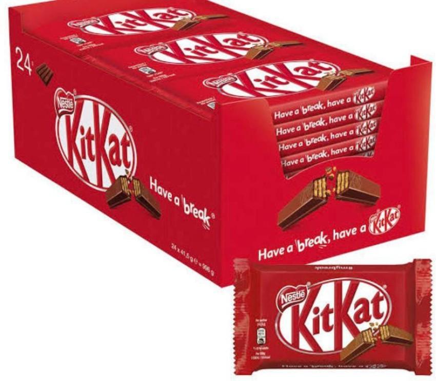 Nestle KitKat 4 Finger Bar Milk Chocolate Wafer Bar 24 x 36.5g - Shop Your Daily Fresh Products - Free Delivery 
